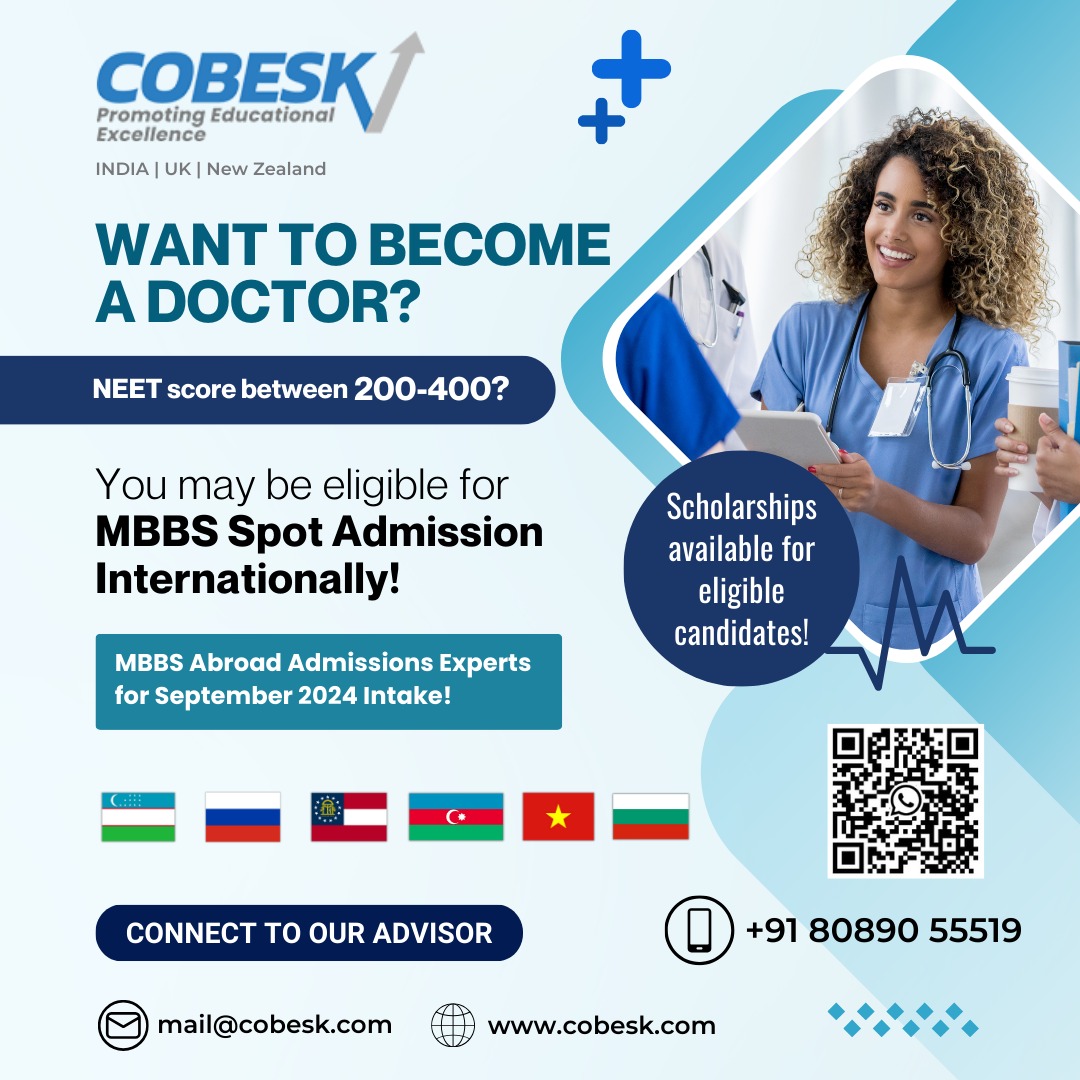 Cobesk Global Study Abroad Scholarships for MBBS Program Internationally